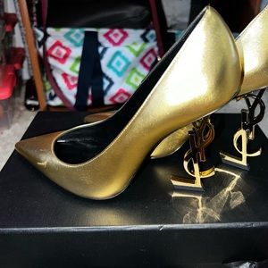 Saint Laurent Silky/Oro Gold brand new on the box